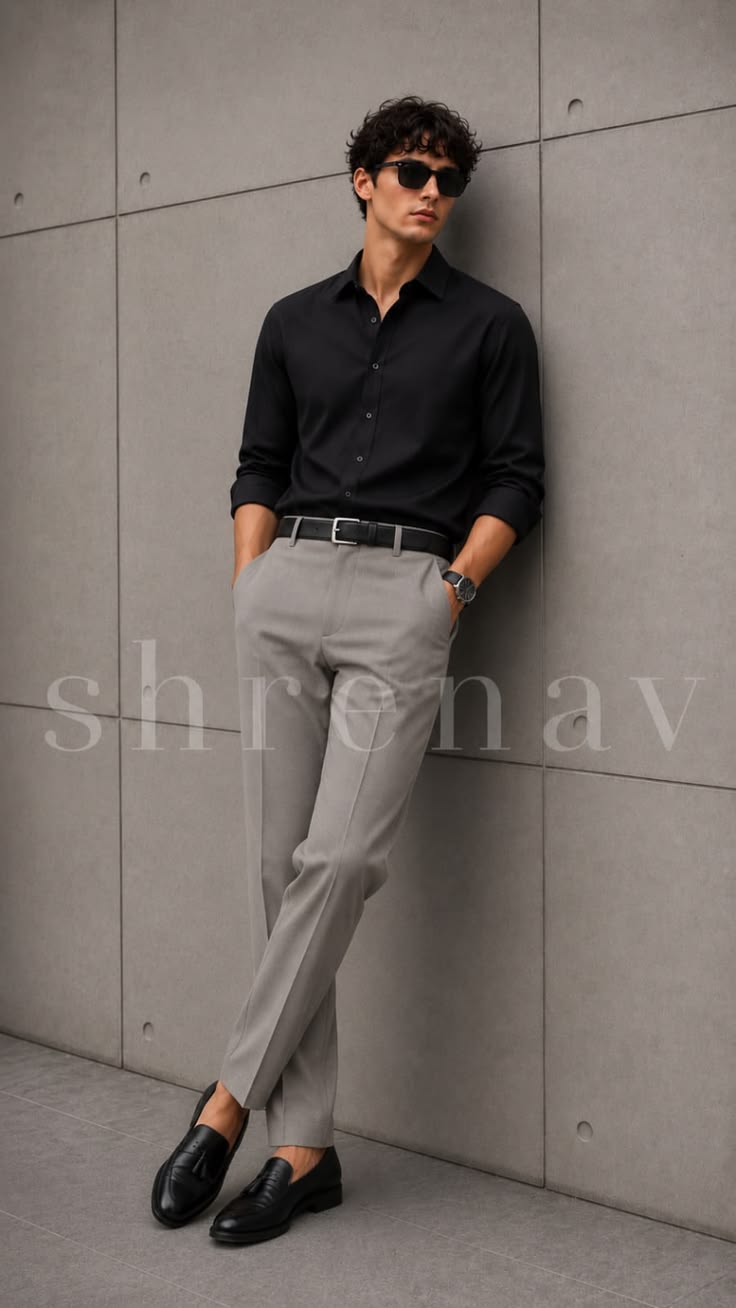 Grey Formal Pants